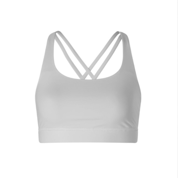 Lululemon Energy Bra White Size 4 – Medium Support, Excellent Condition - Picture 4 of 10